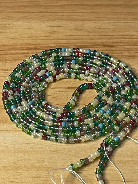 “Mint” to be Seen “2strand tie-on waistbeads