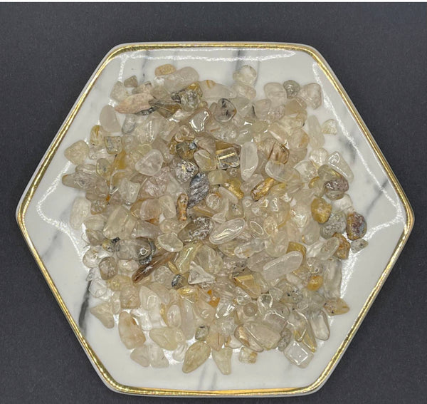Cleanse - Golden Rutile Quartz crystal chips