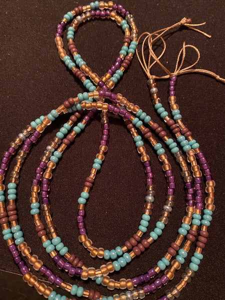 Contour at it Greatest One 2strand tie on Waistbeads.
